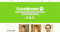 Desktop Screenshot of codenewbie.org