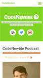 Mobile Screenshot of codenewbie.org